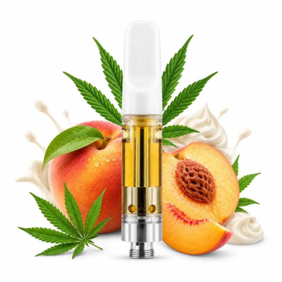 THCX Cartuccia Vape Peach & Cream – vista principale