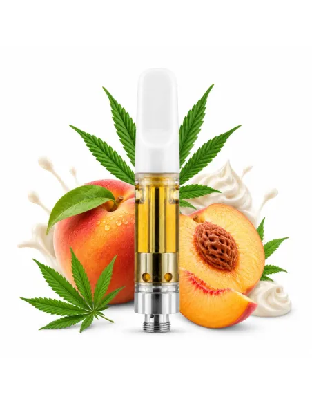THCX Vape Cartridge Peach & Cream