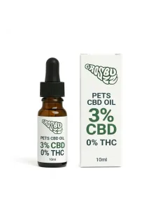 Olio CBD 3% Bio per cani e gatti – Gusto neutro – 0% THC garantito
