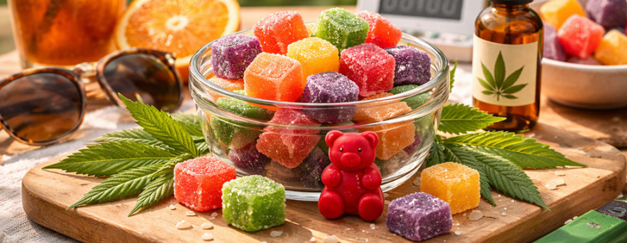 Chronologie des effets des gummies THC : début, pic et durée