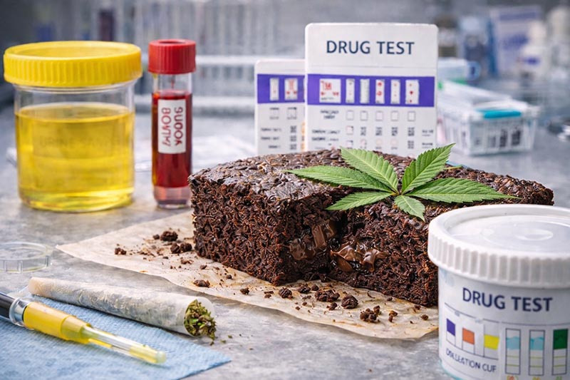 Le test salivaire après la consommation de space cake